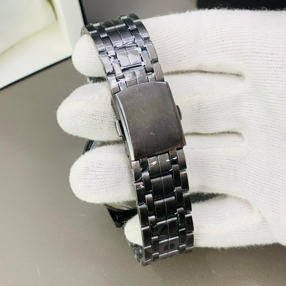 Black Stainless Steel Magnetic Ball Watch Providing Modern Design Everyday Style Suppor